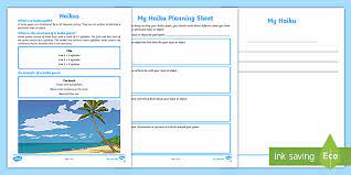 Now you need to put your thoughts down on paper. Haiku Template And Poem Writing Worksheet Twinkl