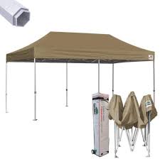 The frame is sturdy and can withstand quite a bit of weight. Buy Eurmax Premium 10 X 20 Ez Pop Up Canopy Tent Wedding Party Canopies Gazebo Shade Shelter Commercial Grade Bonus Wheeled Bag Khaki Online In Indonesia B00c57erxm