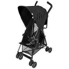 Maclaren Mark Ii With Recline Stroller Black Stroller Best Lightweight Stroller Umbrella Stroller