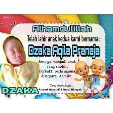 Padahal sebenarnya kartu nama anak sd ini memiliki fungsi yang cukup penting. Kartu Nama Bayi Untuk Aqiqah Shopee Indonesia
