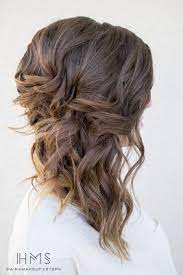 Pin By Obsessed Hair On Hair Wedding Hair Side Bridesmaid Hair Side Bridesmaid Hair Medium Length