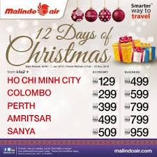 Fly conveniently from subang skypark with malindo air from rm79! Malindo Air 12 Days Of Christmas
