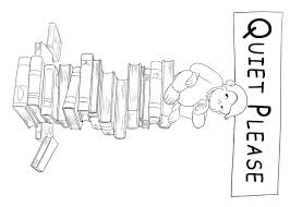 Curious George At The Library Printable Coloring Book Page For Kids Curious George Coloring Pages Coloring Books Coloring Pages