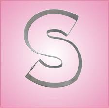 Big Letter S Cookie Cutter Cheap Cookie Cutters