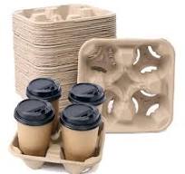Amazon.com: UBozeuiv Disposable Compostable Drink Carriers ...
