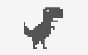 Press space to start the game online and jump your dino, use down arrow (↓) to duck. Dinosaur Game Launcher