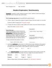 Its available to get a head start for this course. Read Explorelearning Gizmo Answer Key Stoichiometry Free Epub Online