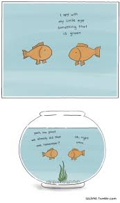Being A Gold Fish Could Get Really Boring Funny Animal Comics Cute Comics Funny Cartoons
