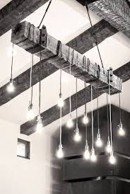 Track lighting offers a good deal of versatility, allowing flexibility in both size and position. Since Track Lighting Is In Place Might Be Kind Of Cool To Add Some Aesthetic Lighting With Those Old School Bulbs Unusual Lighting Rustic House House Design