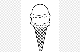 Gambar ice cream hitam putih untuk diwarnai. Es Krim Kerucut Sundae Krim S Krim Putih Makanan Png Pngwing