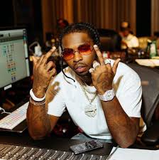 Night, city, lights, city lights, atmosphere yellow and multicolored smoke digital wallpaper, squirt, background. Pop Smoke Smoke Wallpaper Smoke Pictures Cute Rappers