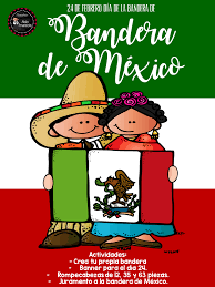 En la bandera de mexico hay un simbolo que sale de la leyenda de como los el escudo de armas de la bandera de méxico representa esta leyenda con el aguila en el centro. Maravilloso Material Para Trabajar El Dia De La Bandera De Mexico 24 De Febrero Educacion Primaria Dia De La Bandera Mexico Bandera Septiembre Preescolar