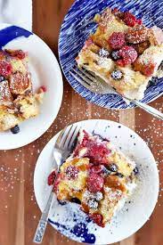 Berry Breakfast Bake Recipe With Cream Cheese And Fresh Fruit Foodal Recipe Breakfast Bake Baked Breakfast Recipes Sweet Breakfast