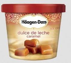 Cream, skim milk, sugar, egg yolks, sweetened condensed milk, vanilla extract. Haagen Dazs Ice Cream Cup Dulce De Leche 1source