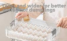 Amazon.com: Ahathyw 4-Layer Frozen Dumpling Storage with ...