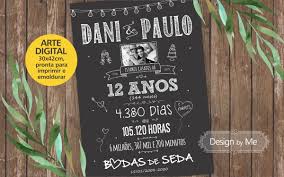 Ya sean inventos de carácter más técnico como la pólvora, el papel o la brújula. Chalkboard Arte Digital Bodas De Seda Ou Onix 12 Anos No Elo7 Design By Me 1152baf