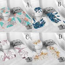 Check spelling or type a new query. 3pcs Non Slip Feather Printed Mat Set Scale Bath Mats Bathroom Kitchen Carpet Doormats Decor Protector Wc Desechable 2020 Toilet Seat Covers Aliexpress