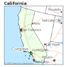 Here's the quick answer if you make this quick drive without any stops. Best Places To Live In Compton California