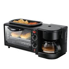 Coffee machine parts nzd to inr. Sunsky 3 In 1 Electric Breakfast Machine Multifunction Coffee Maker Frying Pan Mini Oven Household Bread Pizza Oven Black