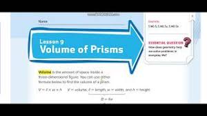 Multiplication, division, place value, rounding, fractions, decimals , factoring, geometry, measurement & word problems. Grade 5 Chapter 12 Lesson 9 Volume Of Prisms Youtube