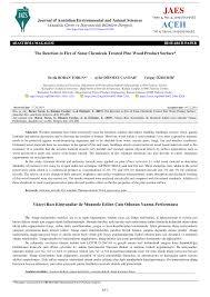 PDF) The Reaction to Fire of Some Chemicals Treated Pine Wood ...