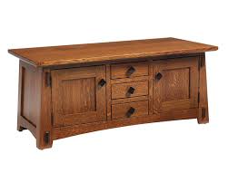 We offer coffee tables in all shapes, sizes and even some with drawers! Olde Mission Coffee Table With Drawers Ohio Hardwood Upholstered Furniture