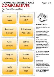 Equative, comparative & superlative adjectives. Comparatives All Things Grammar