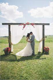 Rustic Chic Outdoor Family Farm Wedding With Pops Of Pink Farm Wedding Ceremony Farm Wedding Outdoor Wedding Ceremony