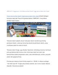 Selain itu, korelasi antara aktivasi renin dan stres oksidatif tinggi menunjukkan bahwa angiotensin ii adalah stimulus untuk stres oksidan dalam penyakit renovaskular. Cara Menurunkan Darah Tinggi Secara Alami Dan Cepat