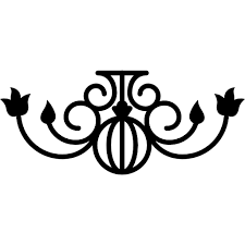 Download Royal Bud Flower Variant With Leaves And Vines Design Free Art Icons