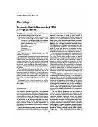 Health records are the property of the health care entity maintaining them, and, except when permitted or required by this section or by other provisions of . Access To Health Records Act 1990 College Guidance Psychiatric Bulletin Cambridge Core