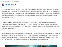 Aquagym Seremange Erzange Prancis