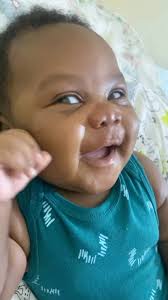 When this boy go out… bere smiles, esp to the ladies. Wonder who him get  that from 🙄 #SweetBoy #GayleBoy #Chunkster