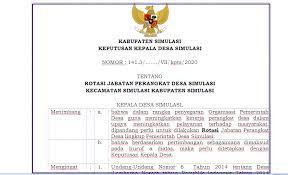 No / tgl sk pengangkatan. Download Sk Rotasi Perangkat Desa Terbaru Blog Paperplane