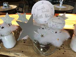 Twinkle Twinkle Little Star Centerpieces Www Wonderfullymadeevents Com Twinkletwinklelittlestar Moon Baby Shower Twinkle Twinkle Baby Shower Twins Baby Shower