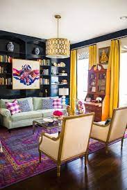 Living Room Decor Ideas Pink Dyed Persian Rug Living Decor Colourful Living Room Living Room Designs