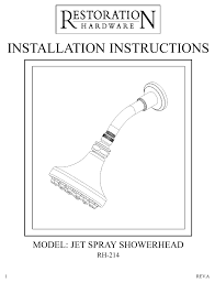 Read all instructions before assembling this product. Restoration Hardware Rh 214 Installation Instructions Pdf Download Manualslib