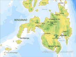 Eastern Mindanao Provinces Map Mindanao Maps, Philippines