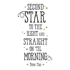 The second from the right. Second Start To The Right Wall Quotes Decal Wallquotes Com