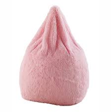 Pouf Poire Imitation Fourrure Rose Maisons Du Monde Pouf Poire Pouf Rose Pouf