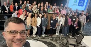 Scenes from the 2025 WIDA Board Meeting this week! 📸 Dr. Francesca López,  an education researcher, gave a keynote that focused