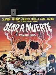 1987 OLOR A MUERTE~ Carmen Salinas~ Gilberto Trujillo~ Auth. Mexican Lobby  Card
