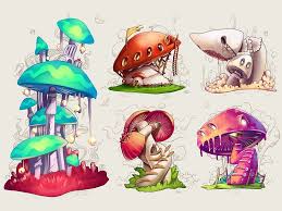 Mushrooms Art Cool Art Drawings Mushroom Art