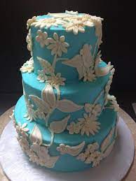 Miniature 16 Tall Tiffany Blue Birthday Cake Samantha Lucero Cake Designer Blue Cake Little Rock Ar Sweet 16 Kuchen Kuchen Ideen Kuche Blau