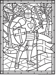 Free Stained Glass Knight Make This A Cover For The Book Have Eph 6 Copyworb In The Middle Cc C2 Memory Verses Medieval Crafts Middle Ages Knight