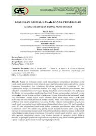 Teori pembangunan merupakan salah satu teori besar yang juga dikenal dengan istilah ideologi developmentalisme. Pdf Global Readiness Among Preschooler