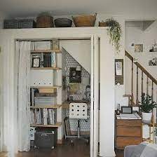 リビング 納戸収納 diy イケアのカーテン イケアの椅子 などのインテリア実例 2019 11 07 10 04 48 roomclip ルームクリップ 納戸 収納 イケア クローゼット 収納