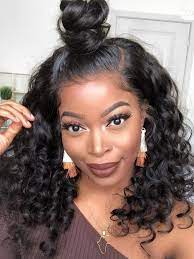 Gorgeous Bouncy Curly 360 Frontal Wig Indian Remy Human Hair Clw07 Indian Remy Human Hair Remy Human Hair Wigs