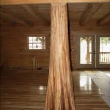 Forty columns, supported by a metal frame. Cracker Sawmill Products Cracker Sawmill D J Lumber