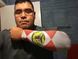 I'm looking for a good quality photo of a Rangerette in red, white and blue  in which the photo is the shirt, skirt and belt only. Thanks Lisa